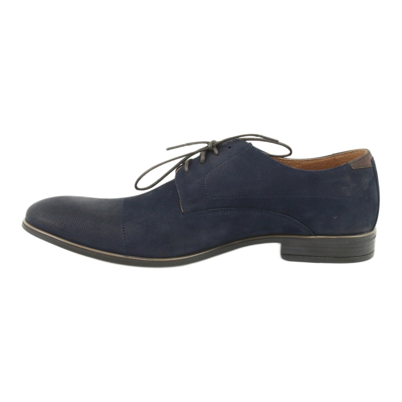 Pilpol 1731 navy blue men's shoes 1