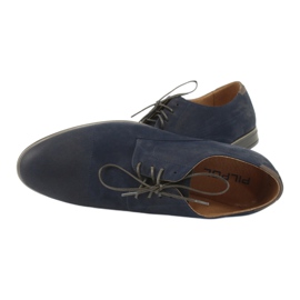 Pilpol 1731 navy blue men's shoes 5
