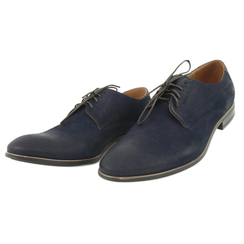 Pilpol 1731 navy blue men's shoes 2