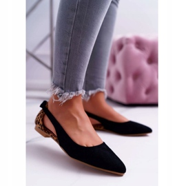 Lu Boo Ballerina In Spitz Black Suede Better 1