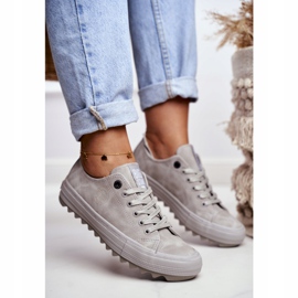 Women's Sneakers Big Star Gray GG274075 grey 2