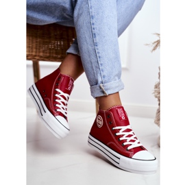 Women's Sneakers Big Star Red GG274014 2