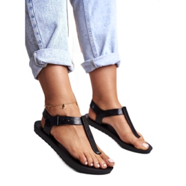 Women's fragrant rubber sandals ZAXY Black DD285039 1