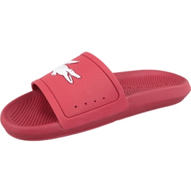Lacoste Croco Slide 119 1 M 737CMA001817K white red 1