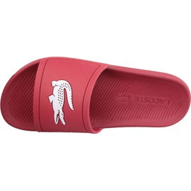 Lacoste Croco Slide 119 1 M 737CMA001817K white red 2