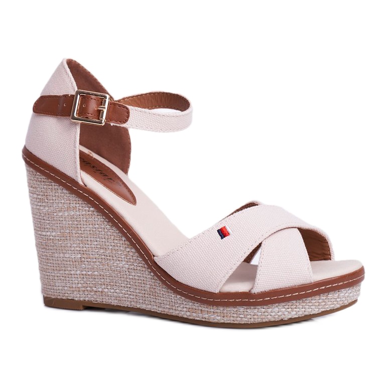 SEA Women's Sandals On Wedge Beige LaMane 3 SEA Women's Sandals On Wedge Beige LaMane 3