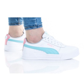 Puma Carina L Jr 370677 06 white orange 1