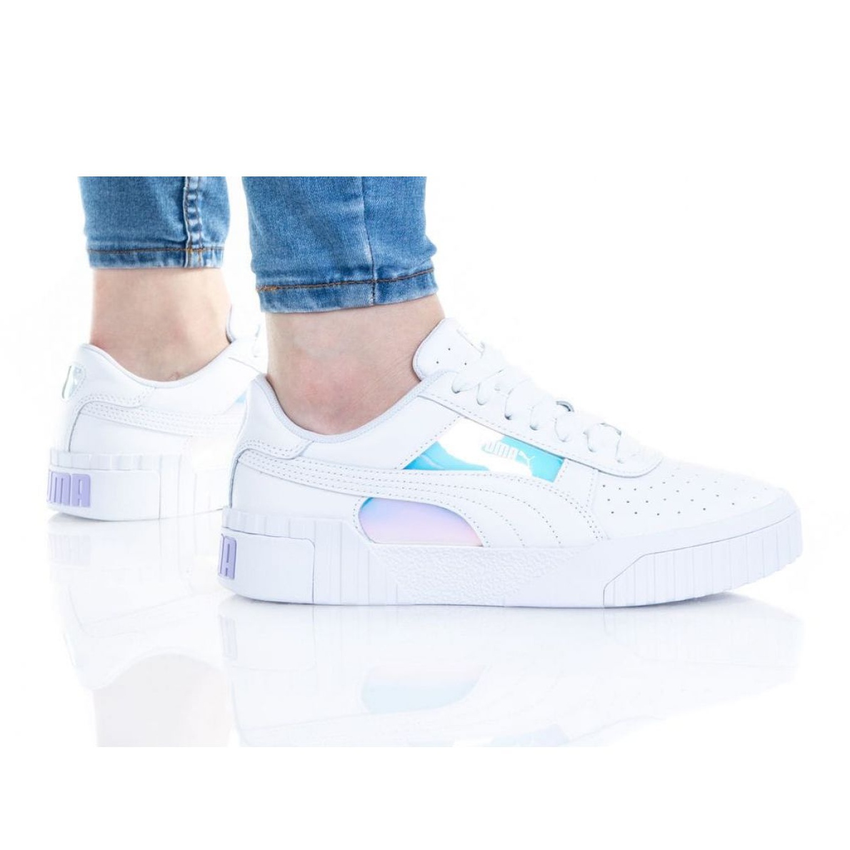 Puma cali sale glow white