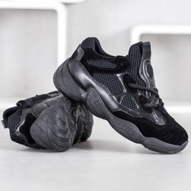 SHELOVET Black Sneakers 1