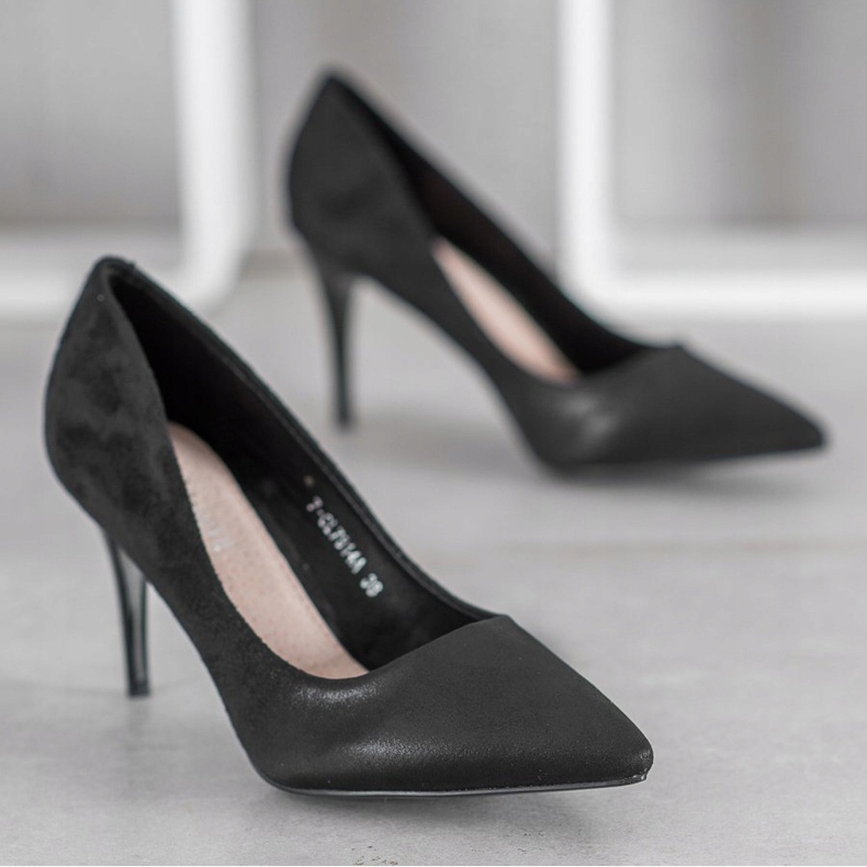 SHELOVET Stylish Black High Heels 1 SHELOVET Stylish Black High Heels 1