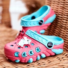 Children's Slippers Foam Crocs Red Polar Bear Oddie blue 1