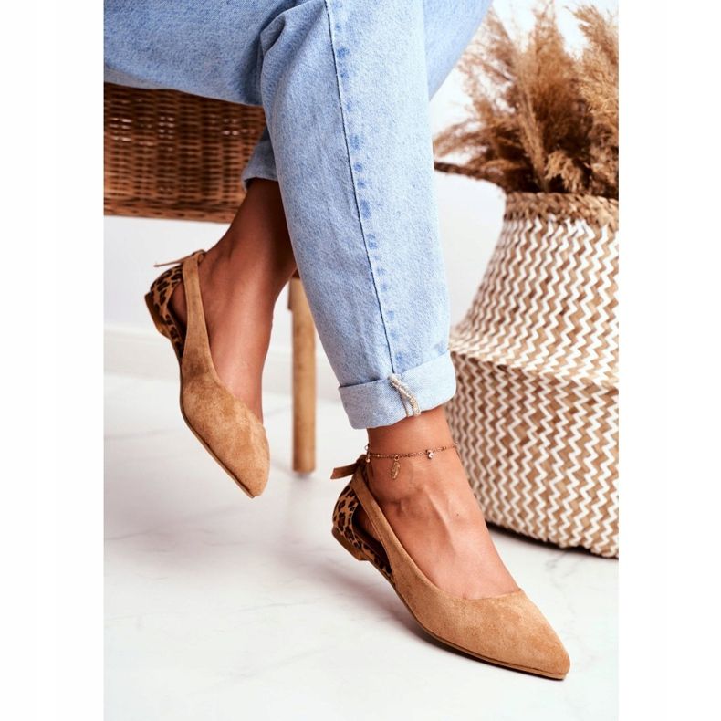 Lu Boo Ballerina In Spitz Suede Camel Better brown 2