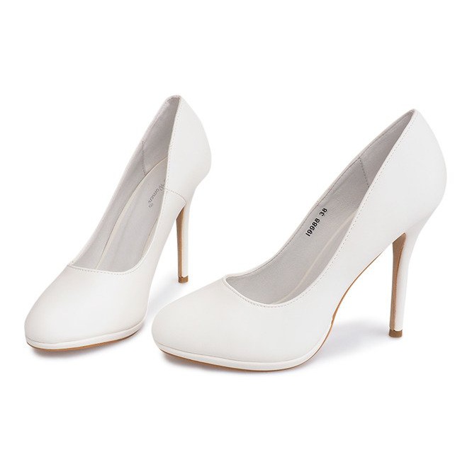Classic high heels 19988 White 1