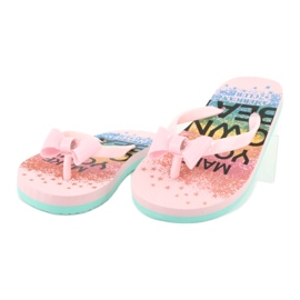 American Club girls' slippers pink 1