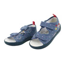 American Club American sandals children's shoes leather insole TEN28 red blue yellow 2 American Club American sandals children's shoes leather insole TEN28 red blue yellow 2