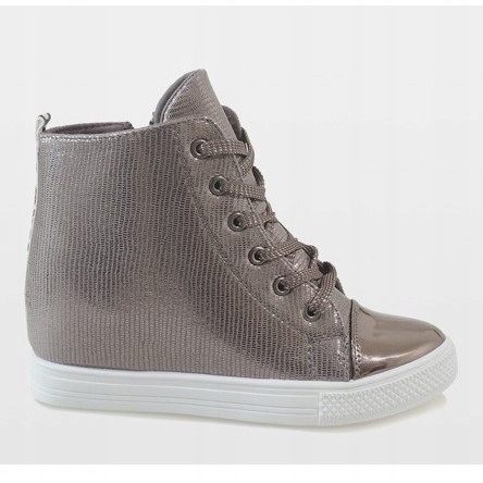 Gray wedge sneakers 29333-3 grey 2