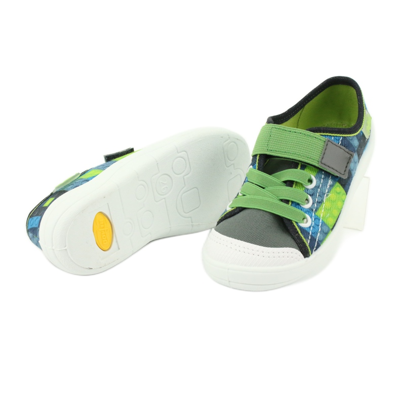 Befado children's shoes 251Y148 grey multicolored green 4