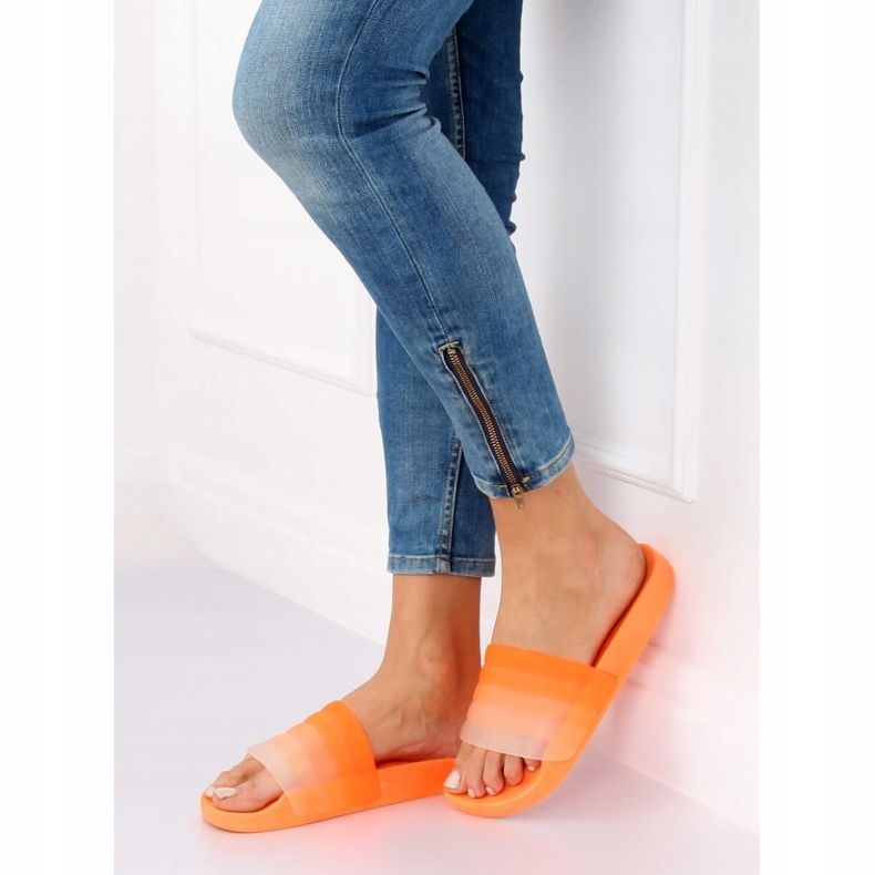 Orange Women's slippers K-9183 Orange 1