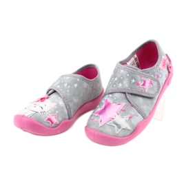 Befado children's shoes 122X002 pink grey 3 Befado children's shoes 122X002 pink grey 3