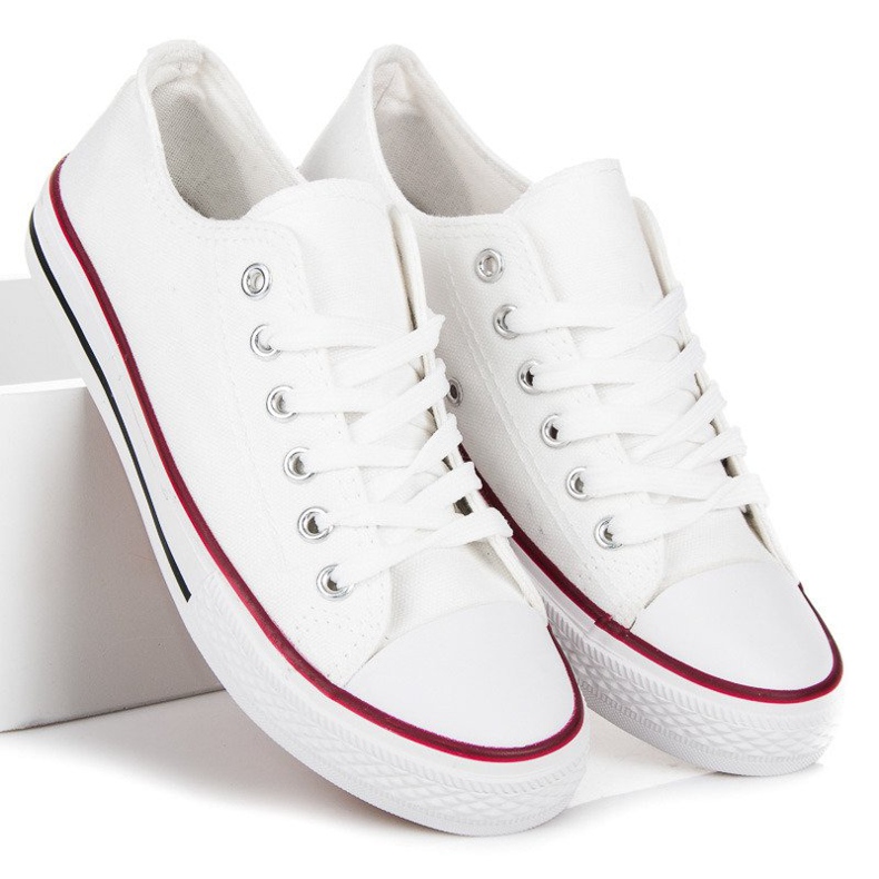 SHELOVET White Sneakers 1