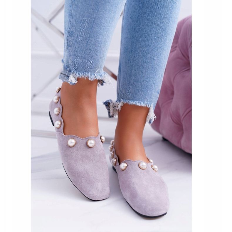 Women's Gray Ballerinas Lu Boo Milis grey 1 Women's Gray Ballerinas Lu Boo Milis grey 1