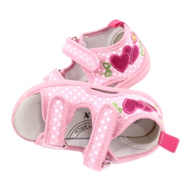 American Club Children's shoes slippers sandals hearts American TEN20 white pink 3 American Club Children's shoes slippers sandals hearts American TEN20 white pink 3