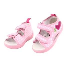 American Club Children's shoes slippers sandals hearts American TEN20 white pink 1 American Club Children's shoes slippers sandals hearts American TEN20 white pink 1