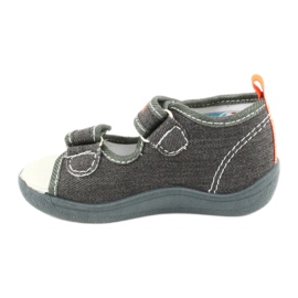 American Club American sandals, children's shoes, leather insert TEN46, gray grey 1 American Club American sandals, children's shoes, leather insert TEN46, gray grey 1