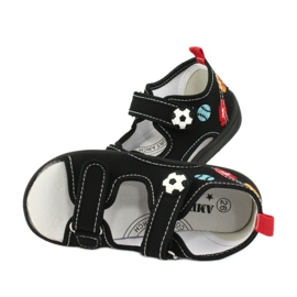 American Club Sandals boys American TEN27 slippers ball black 4 American Club Sandals boys American TEN27 slippers ball black 4