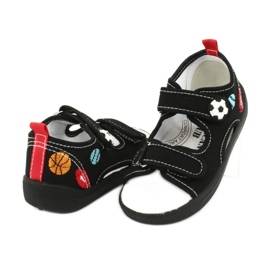 American Club Sandals boys American TEN27 slippers ball black 3
