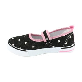 American Club TEN14 velcro sneakers black pink 1