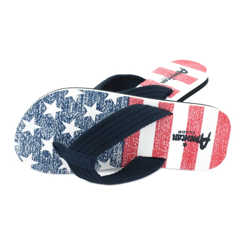 American Club American light foam flip-flops JP05 navy blue 3