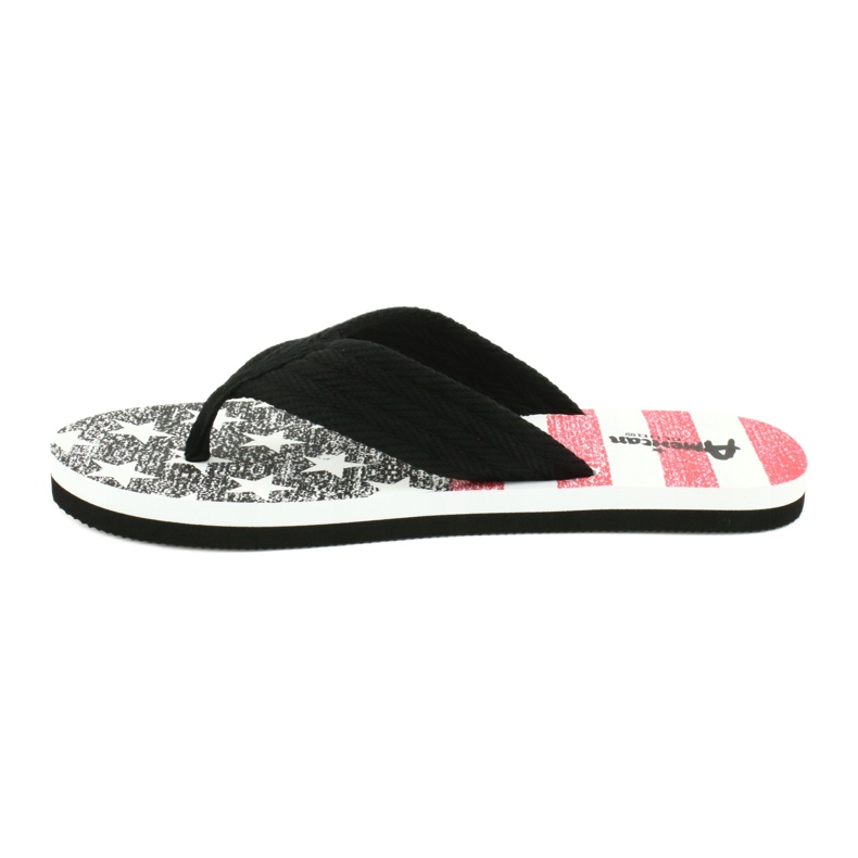 American Club American light foam flip-flops JP05 black 1