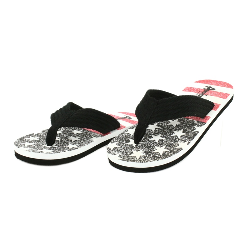 American Club American light foam flip-flops JP05 black 2