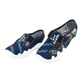 Befado children's slippers 290X211 navy blue 3