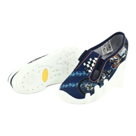 Befado children's slippers 290X211 navy blue 4