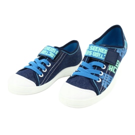 Befado children's shoes 251Y139 navy blue blue multicolored 3