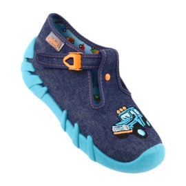Befado children's shoes 110P386 navy blue blue 1
