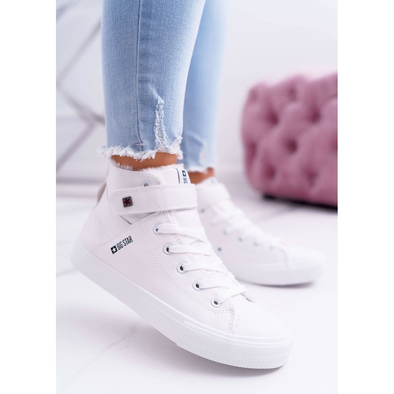 Women's Sneakers Big Star Warm White V274541FW 2