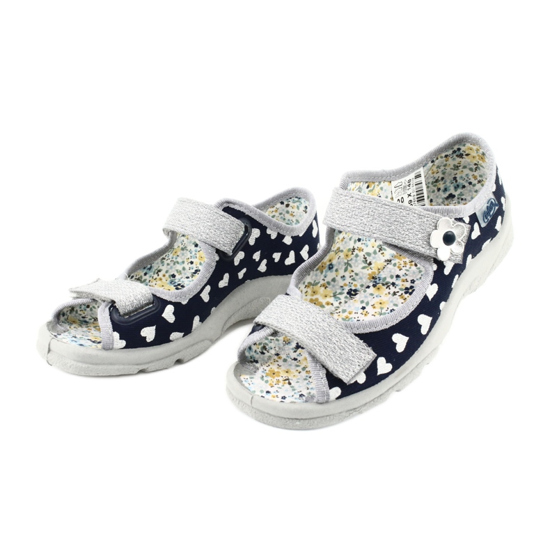 Befado children's shoes 969X148 navy blue grey 1