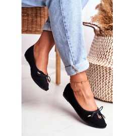 Women's Ballerinas Lu Boo Suede Black Layla 2