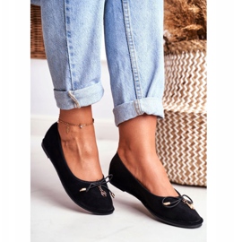 Women's Ballerinas Lu Boo Suede Black Layla 1
