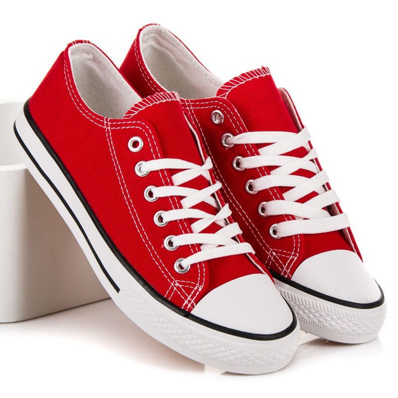 SHELOVET Red Sneakers 1