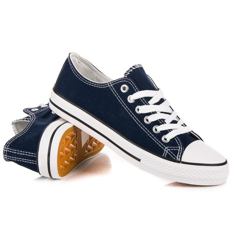 SHELOVET Navy sneakers blue 1 SHELOVET Navy sneakers blue 1