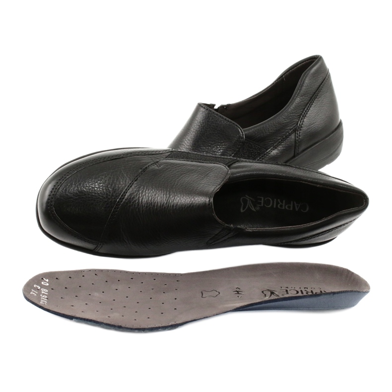 Caprice low-cut women's shoes teg.H black 4