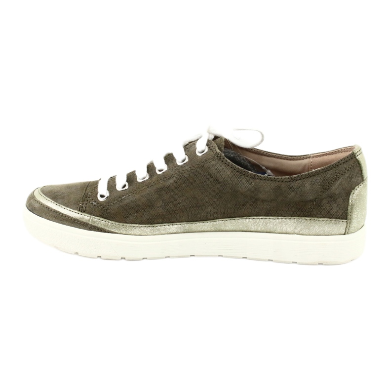 Caprice women's leather sneakers 23654 green 1 Caprice women's leather sneakers 23654 green 1