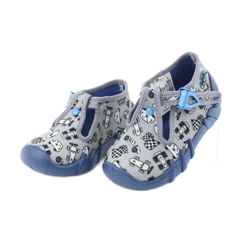 Befado children's shoes 110P312 blue grey 5