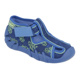Befado children's shoes 190P086 blue green 1