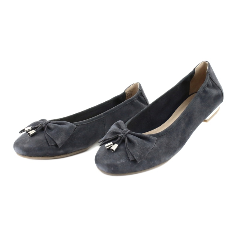 Caprice ballerinas shoes for women 22111 navy blue 2