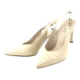 Caprice sandals on a post for women 29603 beige 2